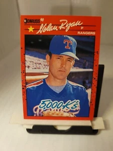 DONRUSS 1990 MLB Card 5,000 K’s  NOLAN RYAN Texas Rangers #659 ⚾️ - Picture 1 of 2