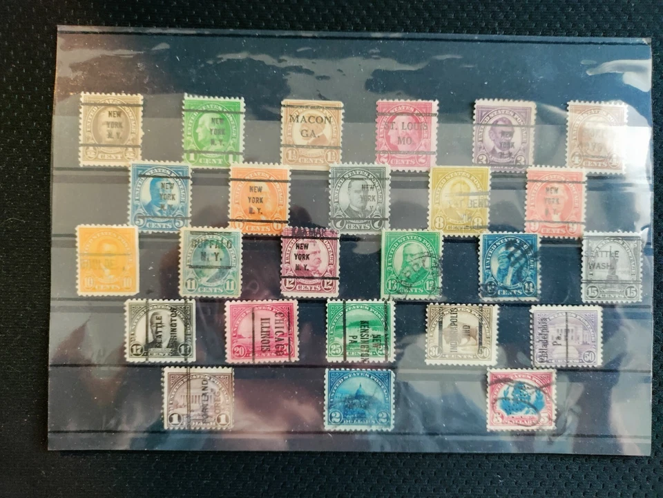 1922-1925 25 US stamps (full set),Used,NH,NG - Image 1 of 1