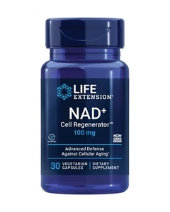 2 x NAD+ Cell Regenerator, 100 mg, 30 Vegetarian Capsules(60 Caps/2 Bottles) - Picture 1 of 1