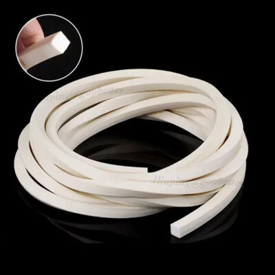 Square Silicone Foam Sponge Bar Seal Strip Door Window Draught Excluder Sealing - Image 1 of 4