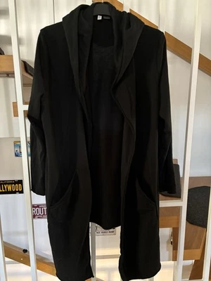 H&M Sweat Jacke Cardigan Jacke in schwarz Gr. XL - Bild 1 von 2