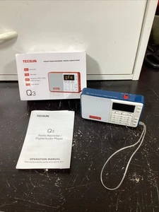 Tecsun Q3 FM Radio MP3 Recorder w/ BL-5B Battery – Portable & Tested - Picture 1 of 6