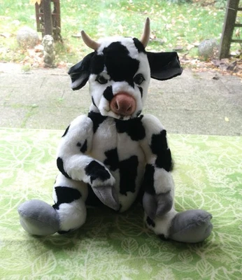 Hansa Toy ° Kuh ° Kalb ° Schlenker ° Stofftier ° Rarität ° wie neu! - Bild 1 von 4