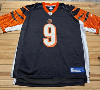 Camiseta deportiva vintage Y2K Reebok Cincinnati Bengals Carson Palmer #9 NFL sobre el campo - 2XL Foto 1 de 4