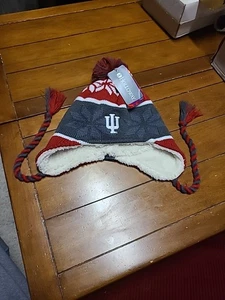 New Holloway NCAA  Indiana University Hoosiers Winter Knit Beanie Stocking Hat - Picture 1 of 7