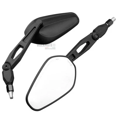 Espejos retrovisores laterales negros para YAMAHA XT250 TW200 XSR700 XSR900 Foto 1 de 4