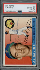 1955 Topps Al Kaline #4 PSA 2.5 Auto 5