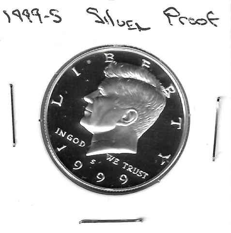 1999-S Silver Proof Kennedy Half Cover