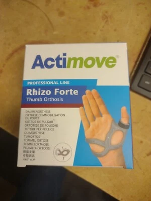 Órtese Actimove Prof Line Rhizo Forte polegar cinza mão direita tamanho grande. 1078 - Imagem 1 de 4