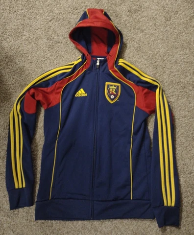 Men’s Adidas Real Salt Lake Full Zip Authentic LS Track Jacket - Small - EUC Cover