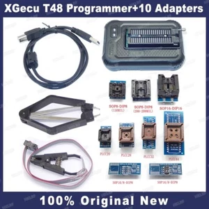 speed USB EEPROM SPI Flash Programmer T48 with 10 adapters Support 31000+ICs - Picture 1 of 1