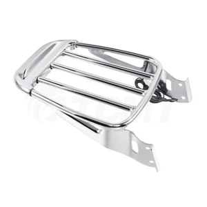 Luggage Rack with LED Light Fit For Harley Softail Dyna Sportster XL 883 1200 48 - Picture 1 of 11