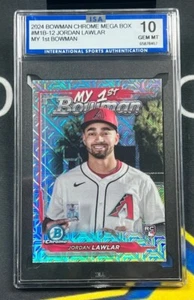 ISA 10 2024 Bowman Chrome Mega Box My 1st Bowman #M1B-12 Jordan Lawlar - Picture 1 of 2