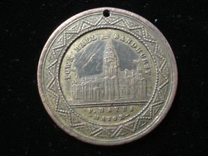 Australia - Sandhurst. 1887 Victoria's Jubilee Medallion Town Hall (NN01) - Picture 1 of 2