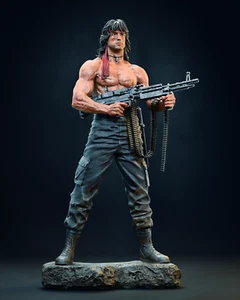 Rambo, Cobra, Falcao, Resin Model Kit Painted 3d Printed GK Statue Figure - Picture 1 of 11