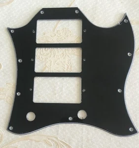 Pick Gibson SG Standard 3 Pickup Style Guitar Pickguard,3 Ply Black - Picture 1 of 6