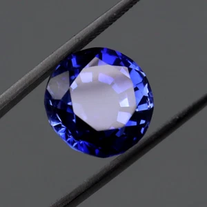 8 Ct Round Shape Natural Blue Sapphire  Loose Gemstones CERTIFIED BEST OFFER - Picture 1 of 7