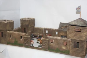 76059 Wild West Fort Littlewood, zu 7cm Sammelfiguren,Fertigmodell,GMK Modellbau - Picture 1 of 11