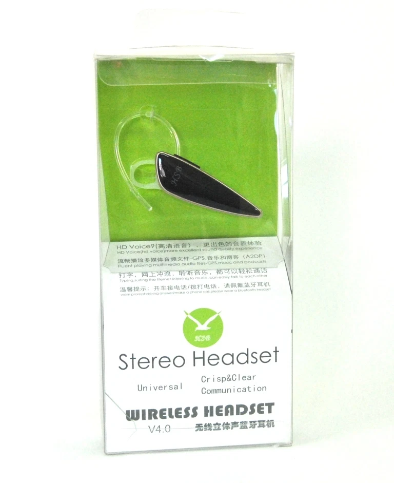Auricolare Bluetooth Headset Triangolo A2dp 4.1 Wireless Musica Chiamate hsb - Immagine 1 di 1