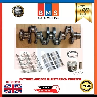 LR Jaguar 204DTD 2.0L Diesel Alloy Steel Crankshaft With Engine Conversion Kit New - Image 1 of 4