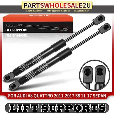 2x Amortiguadores de elevación del capó delantero para Audi A8 15-16 A8 Quattro 11-17 S8 13-17 Foto 1 de 4