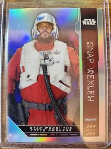2023 Topps Finest Star Wars Snap Wexley Refractor #FN-34 Force Awakens - Picture 1 of 2