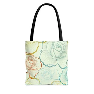 New Generation - Floral -Tote Bag Colorful Pattern, Shopping Bag, Handbag, - Picture 1 of 61