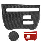 Car Console Trim Sticker Carbon Fiber Cd Player Interior Accessories Fit For Nis