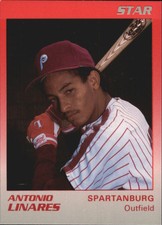 1989 Spartanburg Phillies Star #13 Antonio Linares