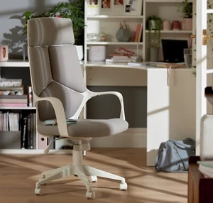 Habitat Alma High Back Ergonomic Office Chair - Grey - Picture 1 of 10