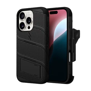 ZIZO BOLT Bundle iPhone 16 Pro Case with Tempered Glass - Picture 1 of 2