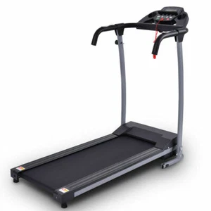 Folding Electric Treadmill Running Fitness Machine 800W Black - Picture 1 of 10