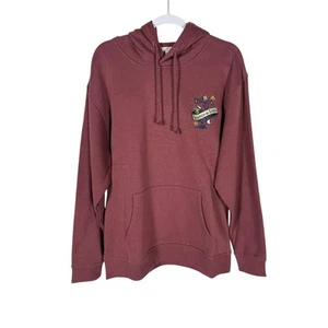 Neu mit Etikett Scotch & Soda Hoodie Herren Large burgunderrot Free Spirit Pullover - Bild 1 von 7