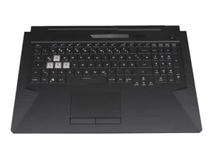 Asus TUF Gaming A17 FA706IU original Tastatur inkl. Topcase DE (deutsch) schwarz - Afbeelding 1 van 4