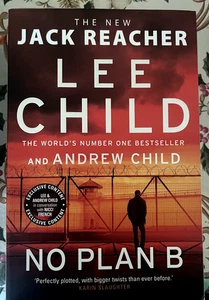 No Plan B Jack Reacher thriller by Lee and Andrew child large print - Picture 1 of 2
