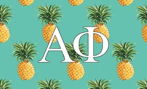 Bandera Alpha Phi Sorority - Piña - ¡Nueva! - Imagen 1 de 2