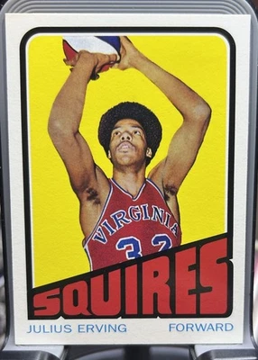 Estrelas da NBA Julius Erving 1996 Topps Rc 1972 - Imagem 1 de 3