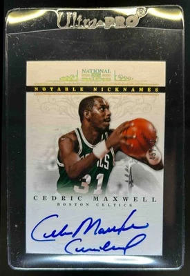 2012-13 National Treasures Cedric Maxwell Notable Nicknames Auto #45/99 Celtics - Image 1 of 2