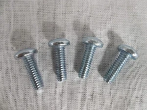 4 Set Computer Monitor Stand Bracket Mounting Screws 8-32 by 1/2 inch long - Picture 1 of 2