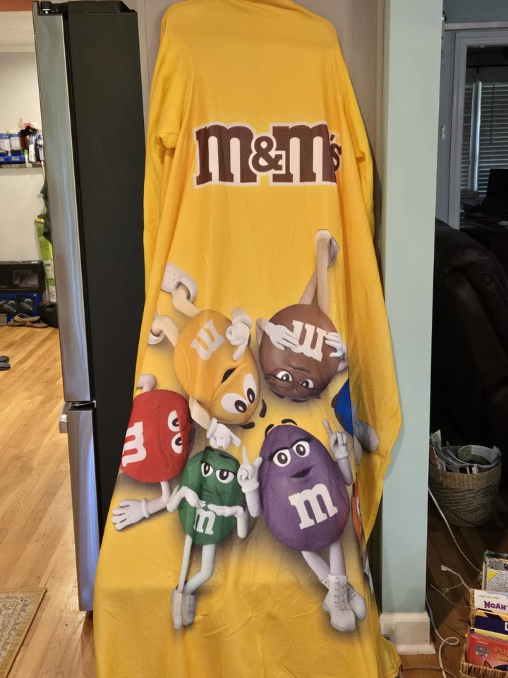 Snuggie M&M's Candy Bar 71 x 54" Super Soft Fleece Blanket that has Sleeves - Image 1 of 3
