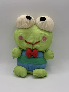 "Animal de peluche Sanrio Keroppi de nailon vintage años 90 9"" rana LEER DESCRIPCIÓN" - Imagen 1 de 8