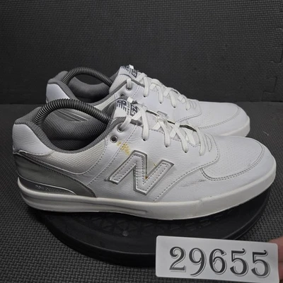 New Balance 574 Zapatos Mujer Talla 9.5 Blanco Gris Cuero Tenis NB GW574GWT Foto 1 de 4