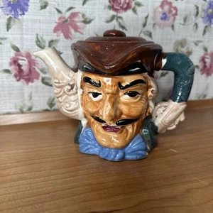 Taza Toby Occupy Japón vintage años 50 pintada a mano tetera taza de hombre - Imagen 1 de 5