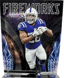 2021 Panini Prizm Jonathan Taylor Fireworks #F-3 Colts NFL Football - Picture 1 of 3