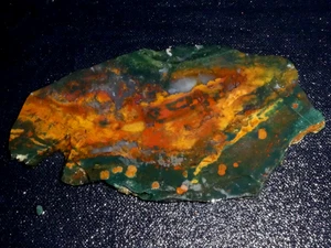 Fancy Jasper slab 5 1/2"x  2 7/8"  rough--cabbing-display- science projects - Picture 1 of 3