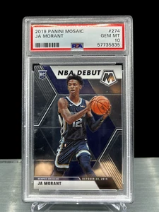 2019 JA MORANT ROOKIE - Panini Mosaic Basketball - RC #274 - PSA 10 GEM MT - Picture 1 of 5