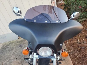 Fairing Batwing Windshield 4 2018-2025 INDIAN SCOUT BOBBER ABS PLASTIC - Picture 1 of 13