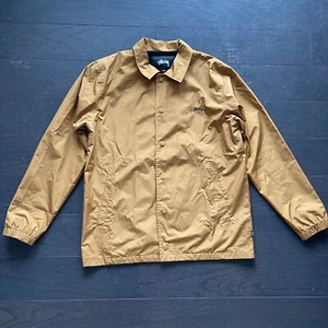 Authentic men Stussy CRUIZE COACH JACKET yellow size small - Picture 1 of 8