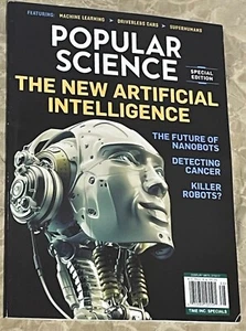 Popular Science Magazine (The New Artificial Intelligence, Nanobots, Cancer...) - Picture 1 of 4