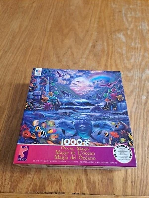 Ceaco Puzzle Ocean Magic - Moonlight Oasis (1000 Pieces) New - Image 1 of 4